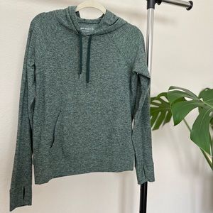Outdoor Voices Cloudknit Hoodie- Heather Green